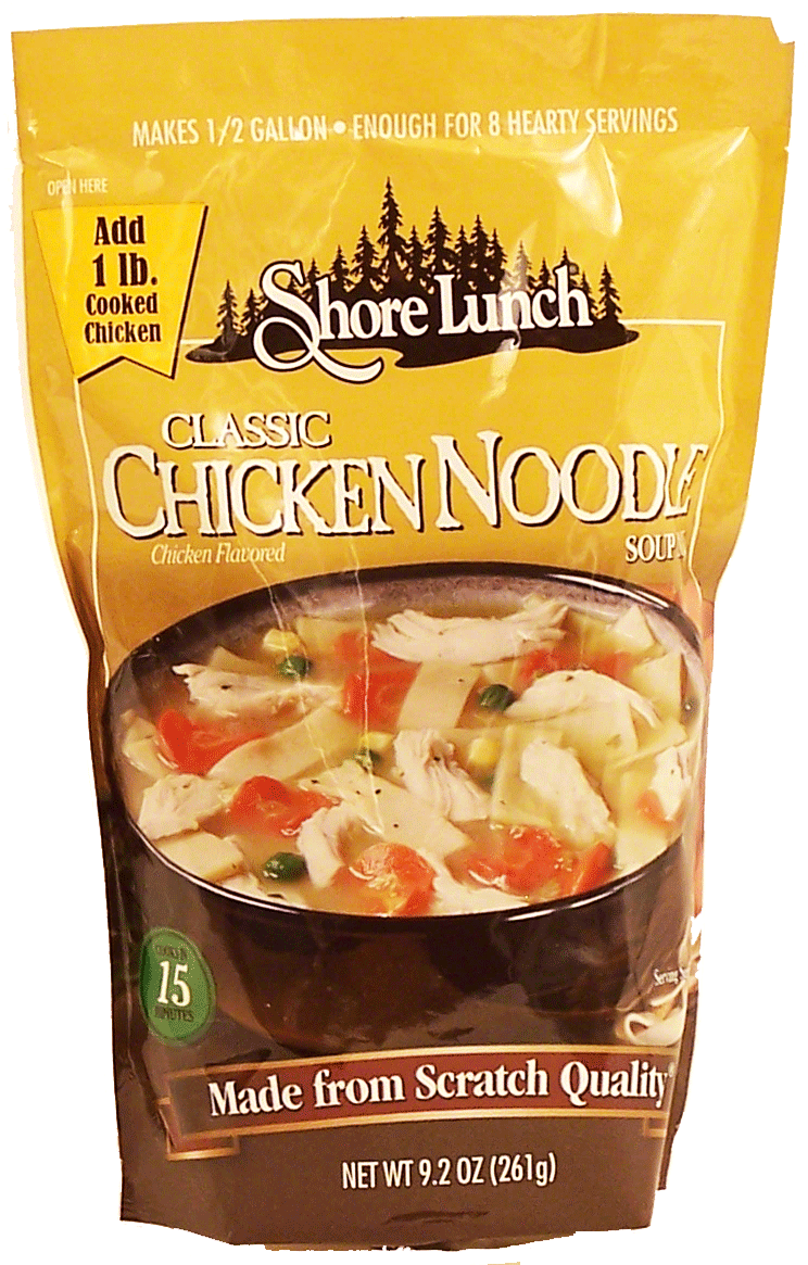 Shore Lunch  classic chicken noodle dry soup mix, make 1/2 gallon Full-Size Picture